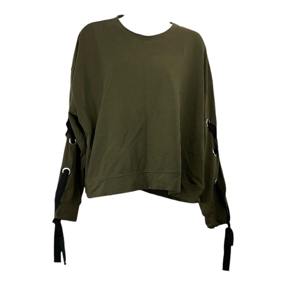 Two by Vince Camuto Womens Long Sleeve Sweatshirt Sz‎ S Grunge Conquette Ribbons